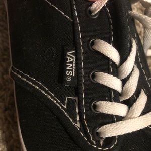 Low vans lightly worn